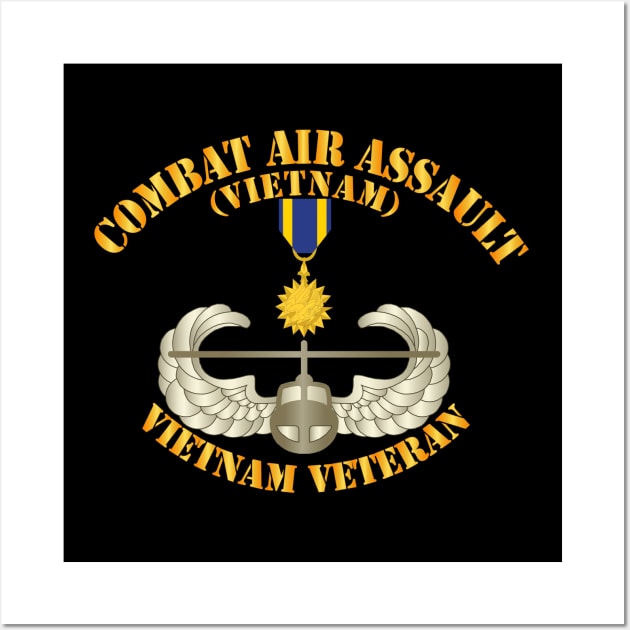 Combat Air Assault - Vietnam w Air Medal Wall Art by twix123844